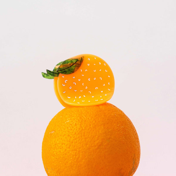 Jenny Lemons Midi Orange Hair Claw