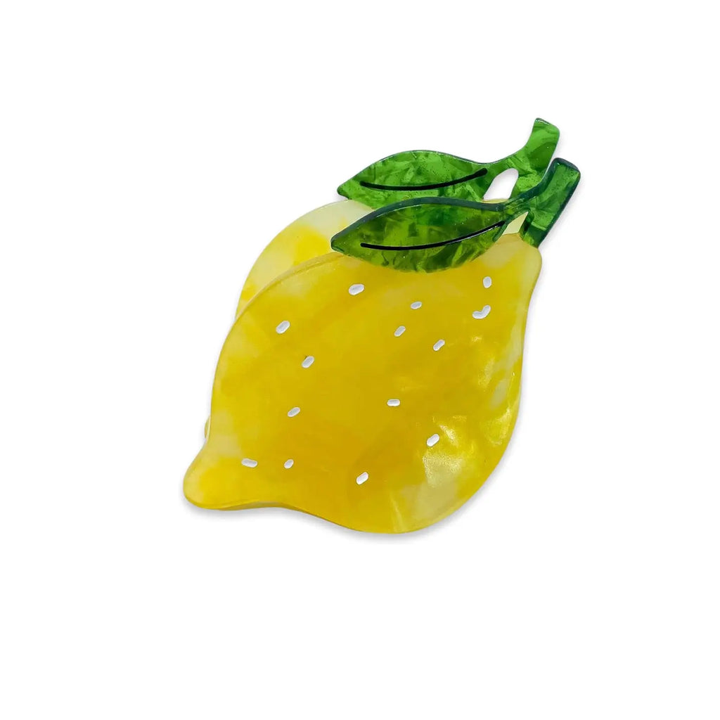 Jenny Lemons Midi Lemon Hair Claw
