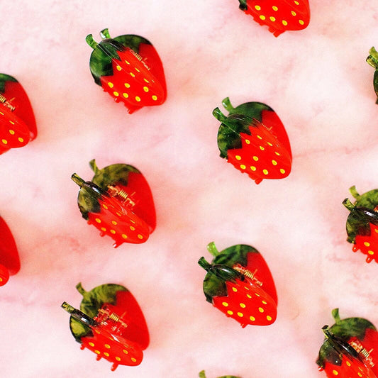 Jenny Lemons Mini Strawberry Hair Claw