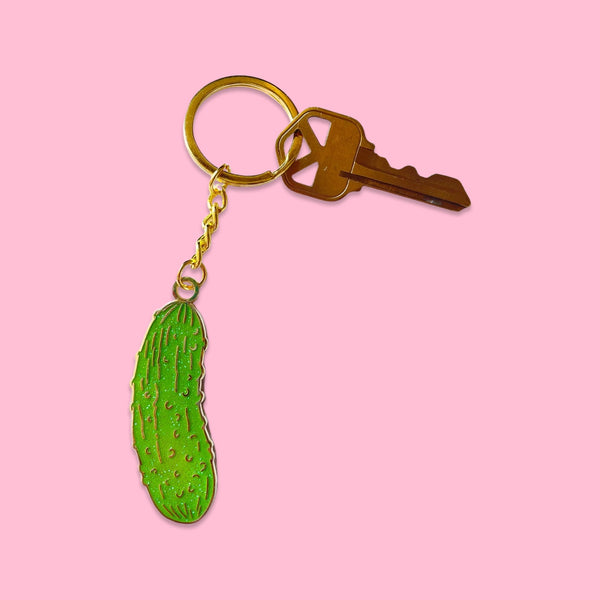 Jenny Lemons Pickle Key Chain