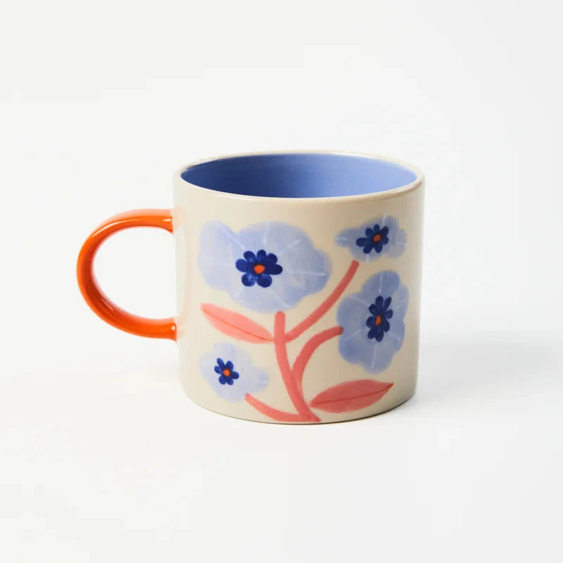 Jones & Co Bloomie Blue Flower Mug