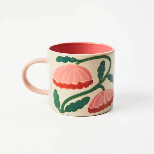 Jones & Co Bloomie Pink Flower Mug
