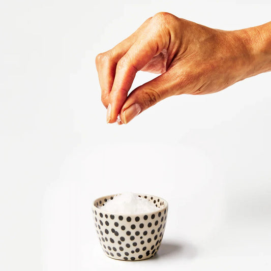 Jones & Co Chino Salt Bowl - Black Sprinkle
