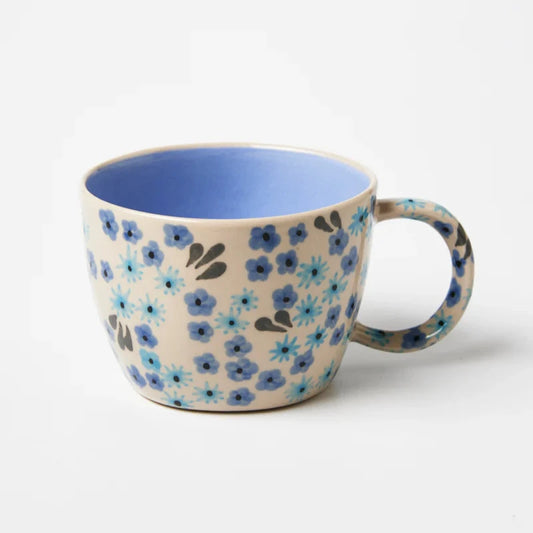 Jones & Co Ditsy Mug - Periwinkle
