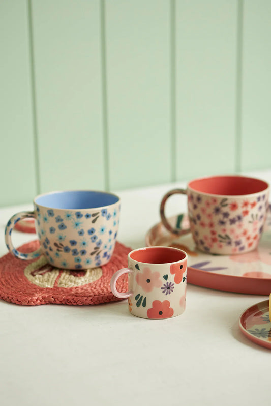 Jones & Co Ditsy Espresso Cup - Pink