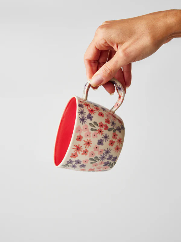 Jones & Co Ditsy Mug - Raspberry