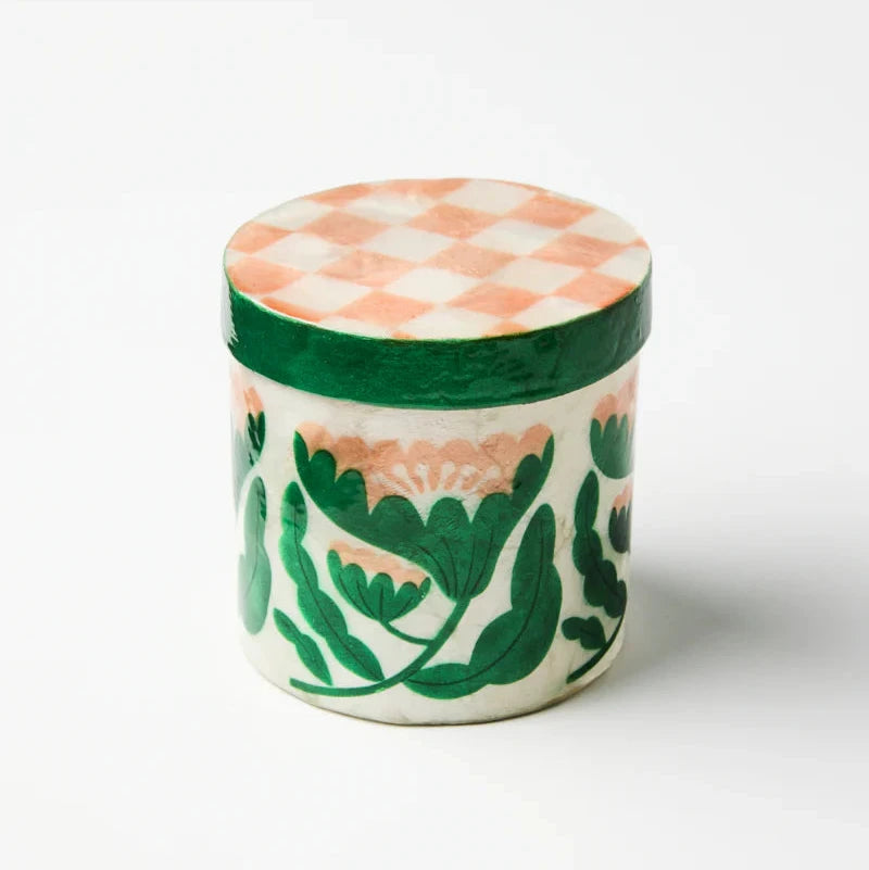 Jones & Co Paradis Medium Box - Pink/Green