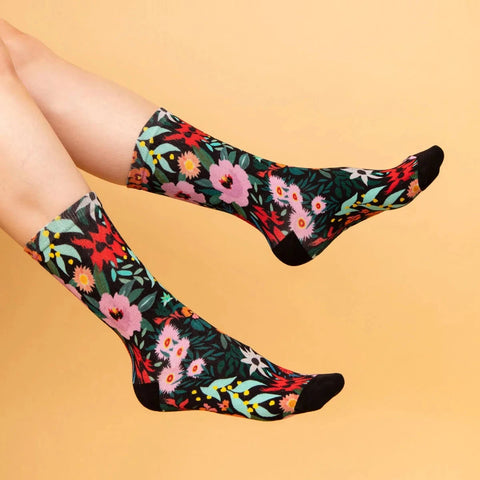 Julie White Flower Dance Socks