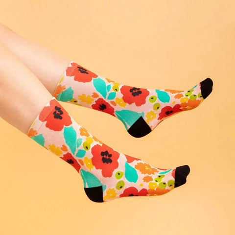 Julie White Tropical Garden Socks