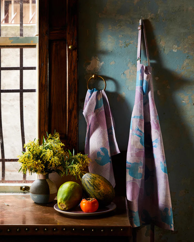 Kip & Co X Ernabella Arts Tjulpu Kulunypa Linen Apron