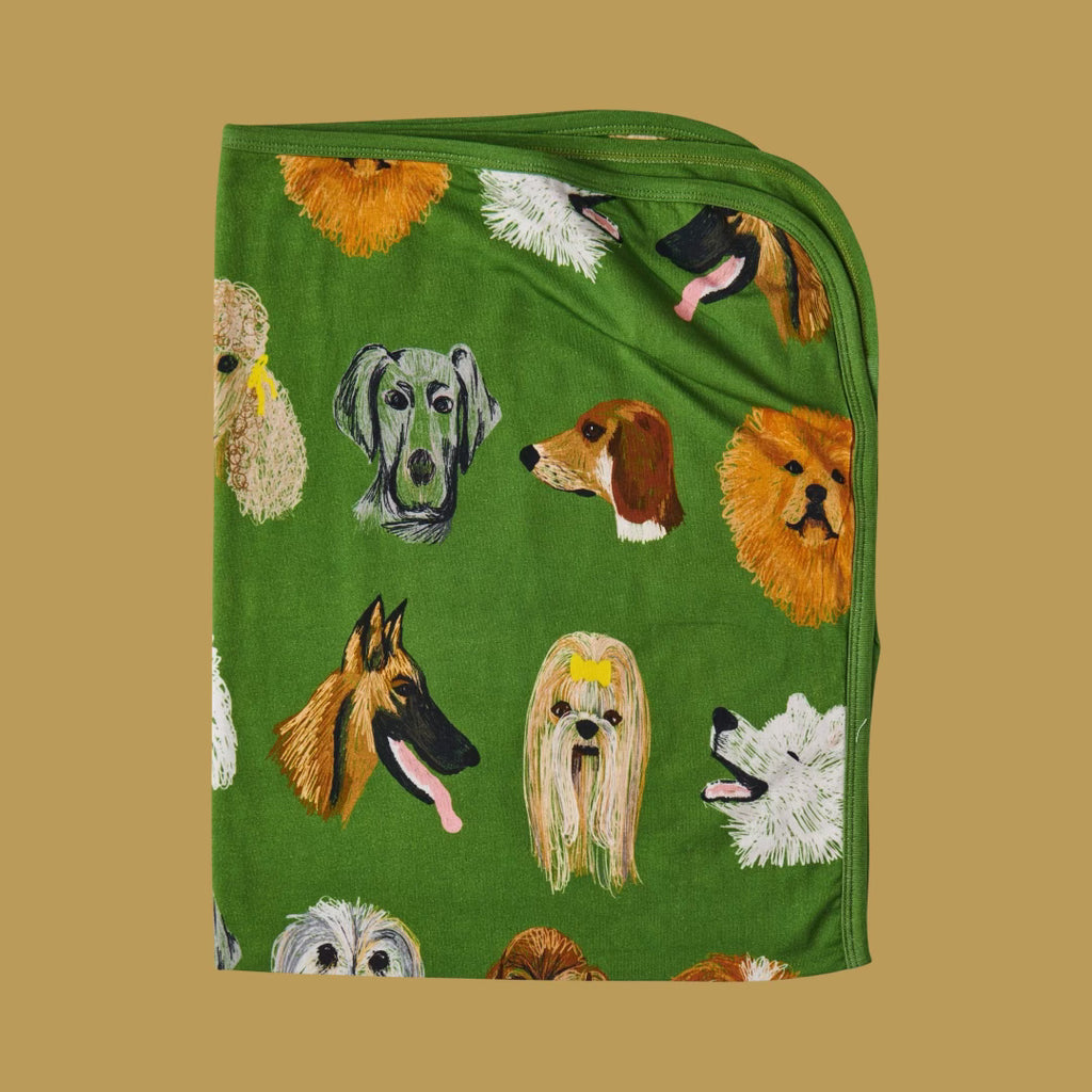 Kip & Co Dog Park Organic Cotton Snuggle Blanket