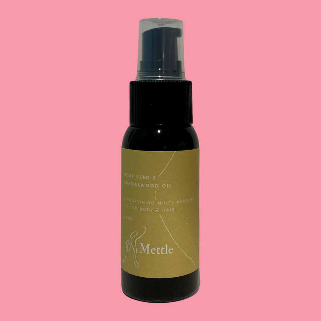 Mettle Hemp and Sandalwood Body & Hair Oil