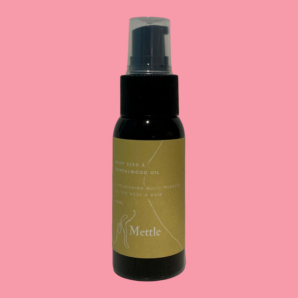 Mettle Hemp and Sandalwood Body & Hair Oil