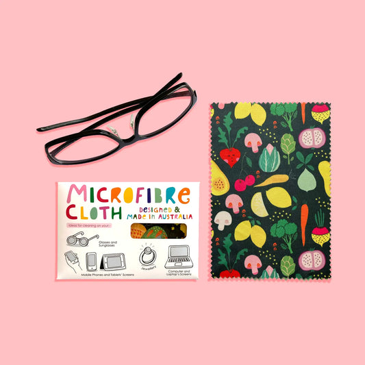 Missy Minzy Veggies Microfibre Cloth
