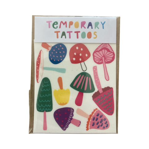 Missy Minzy Mushrooms Temporary Tattoos