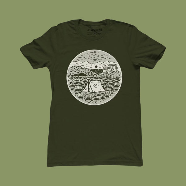 Moore Collection Desert Camper Tee - Olive