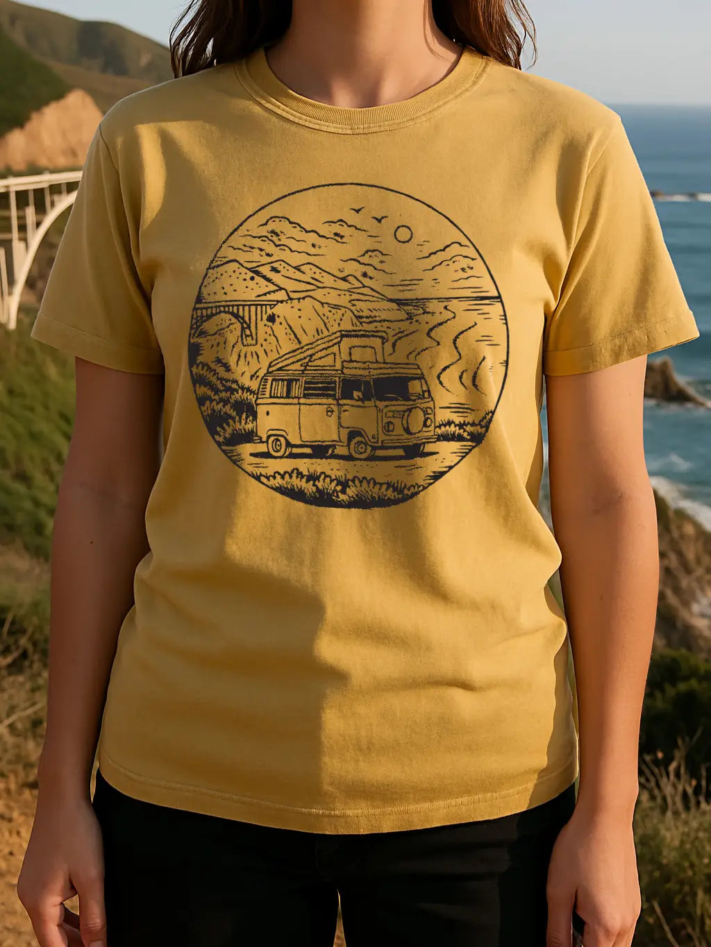 Moore Collection Big Sur VW Bus Tee