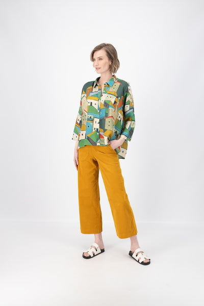 Olga de Polga Peggy Fine Cord Pants - Mustard Yellow