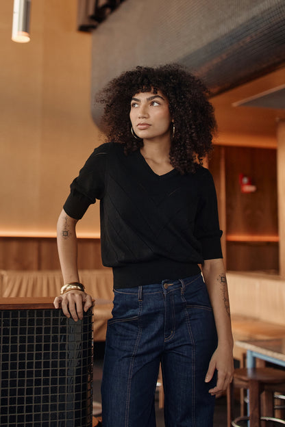 Frock Me Out Denim High Waisted Jeans - Indigo