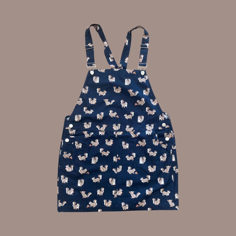 Origami Doll Emily Overall Dress - Squirrel