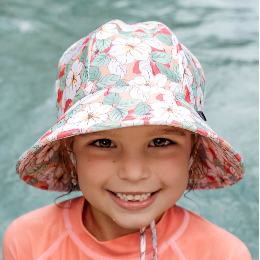 Bedhead Hibiscus Swim Bucket Hat