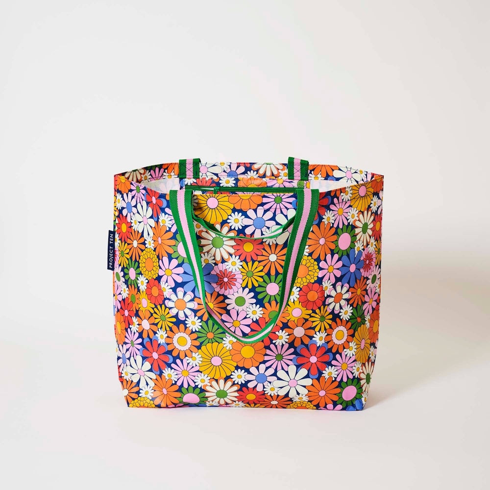 Project Ten Coastal Floral Medium Tote