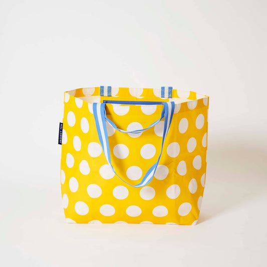 Project Ten Yellow Polka Dot Medium Tote