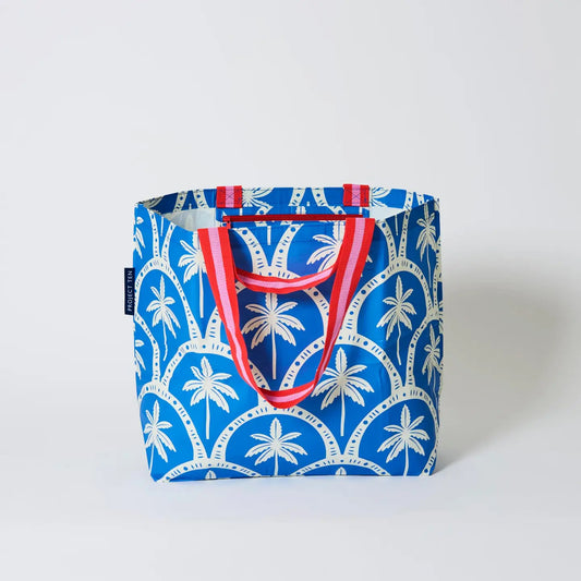 Project Ten Blue Palm Medium Tote