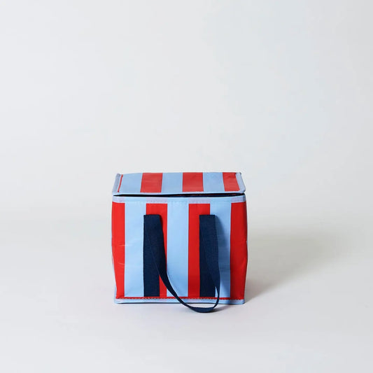 Project Ten Red Blue Stripe Mini Insulated Tote