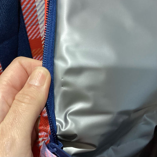 IMPERFECT: Project Ten Tartan Mini Insulated Tote (Lid Lining)