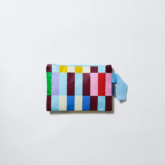 Project Ten Multi Stripe Mini Zip Pouch