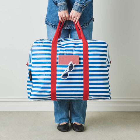 Project Ten Breton Stripe Overnight Bag