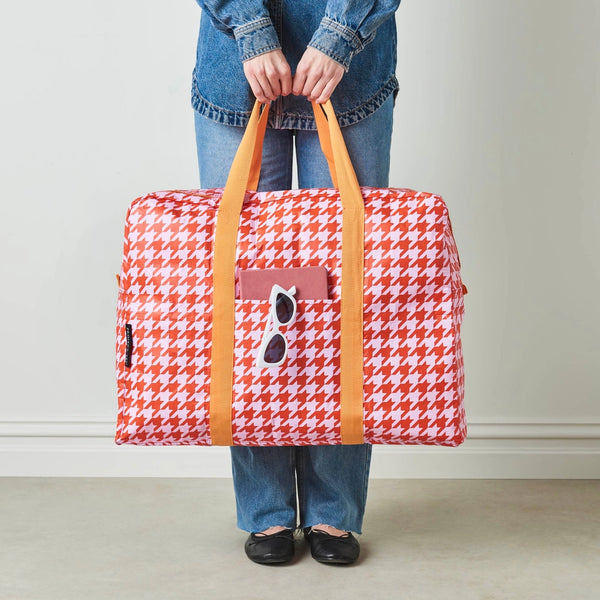 Project Ten Houndstooth Overnight Bag