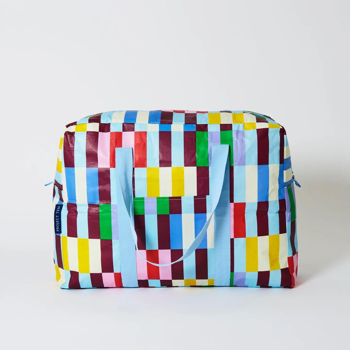 Project Ten Multi Stripe Overnight Bag