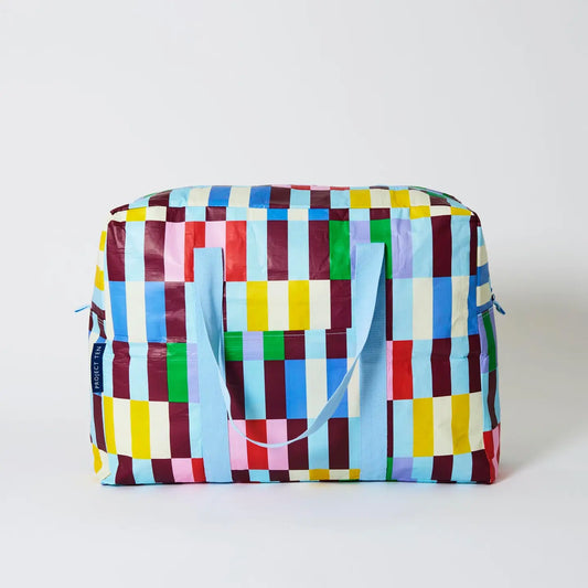 Project Ten Multi Stripe Overnight Bag