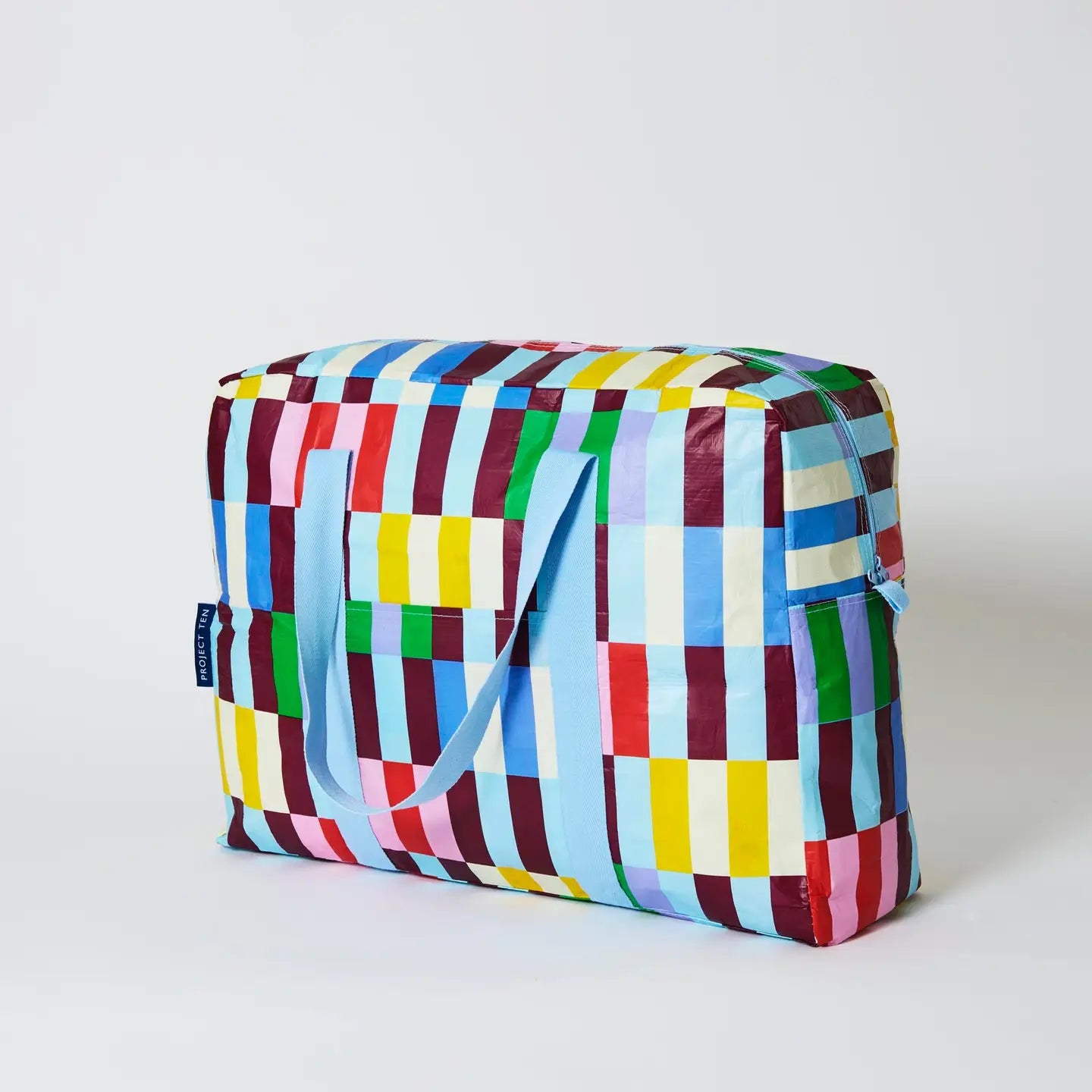 Project Ten Multi Stripe Overnight Bag