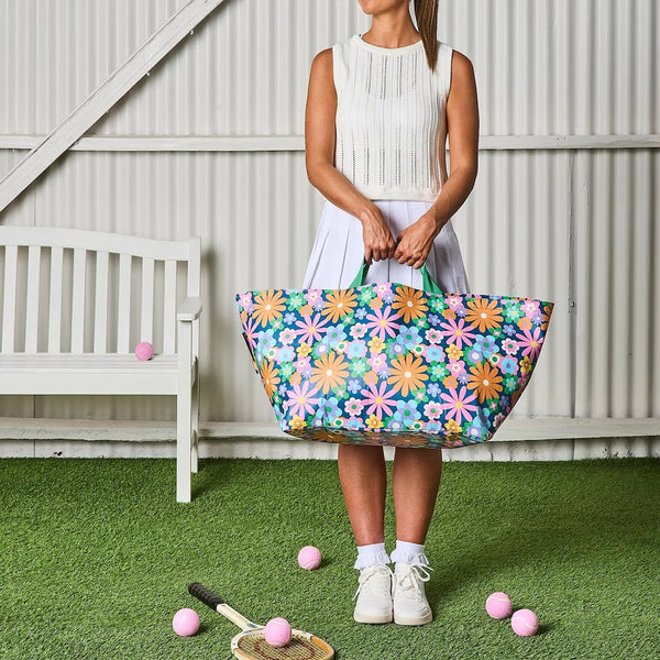 Project Ten Pop Floral Oversize Tote