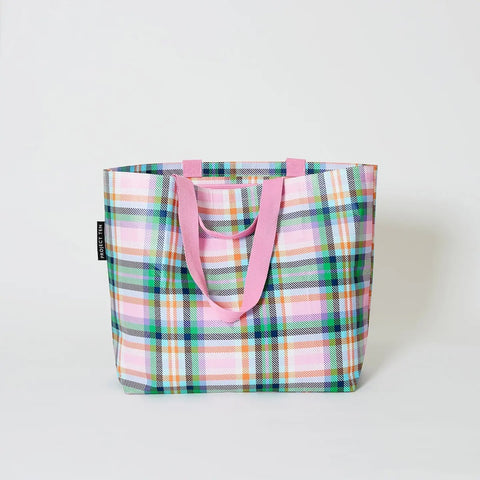 Project Ten Plaid Medium Tote