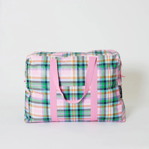 Project Ten Plaid Overnight Bag