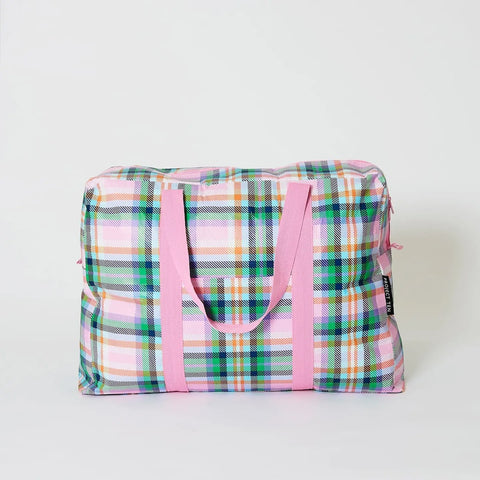 Project Ten Plaid Overnight Bag