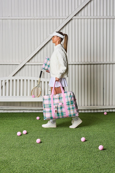 Project Ten Plaid Overnight Bag