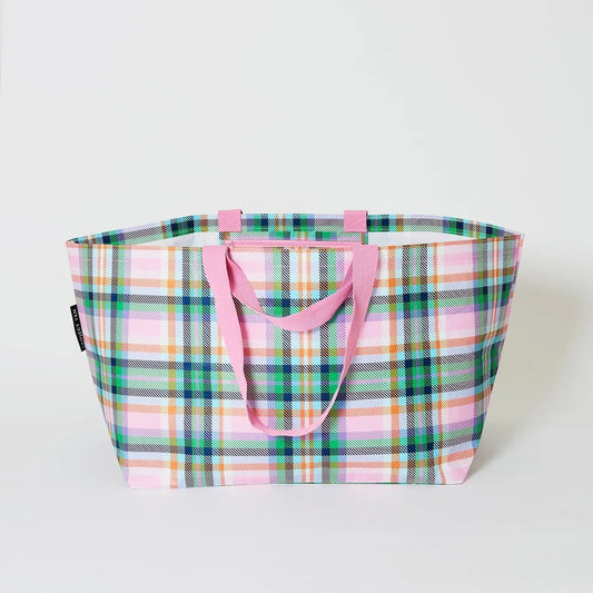 Project Ten Plaid Oversized Tote