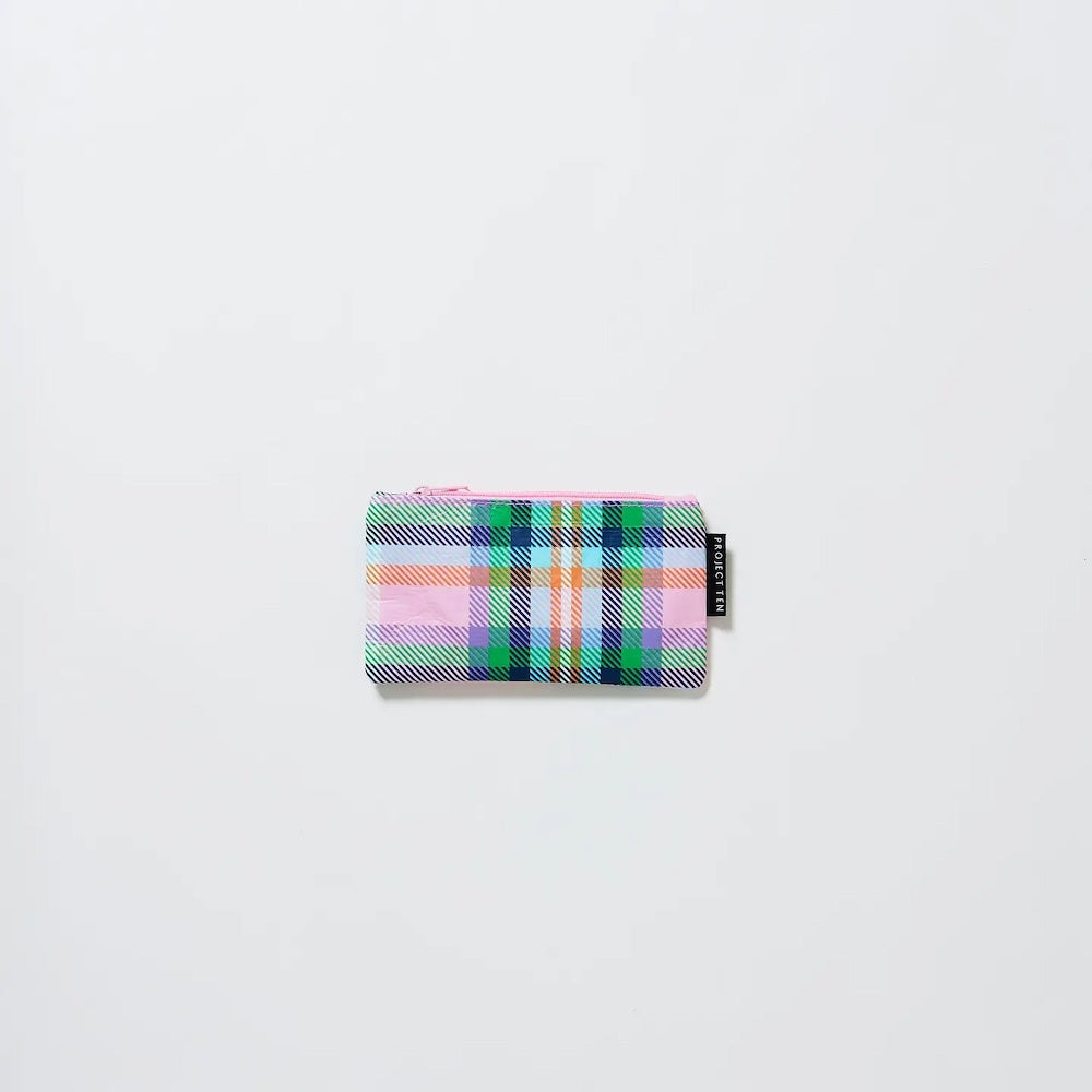 Project Ten Plaid Tiny Pouch