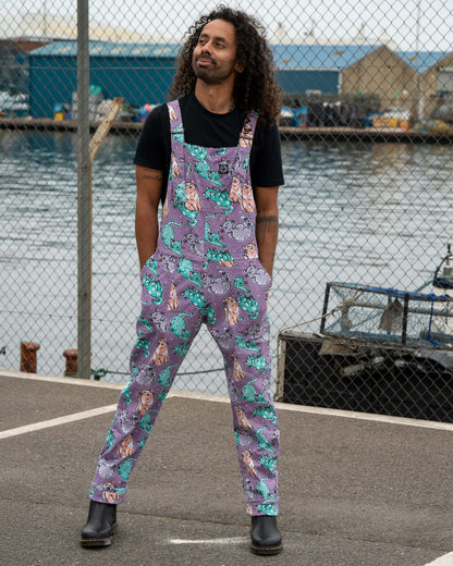 Rebel Romance Purrfect Cats Dungarees