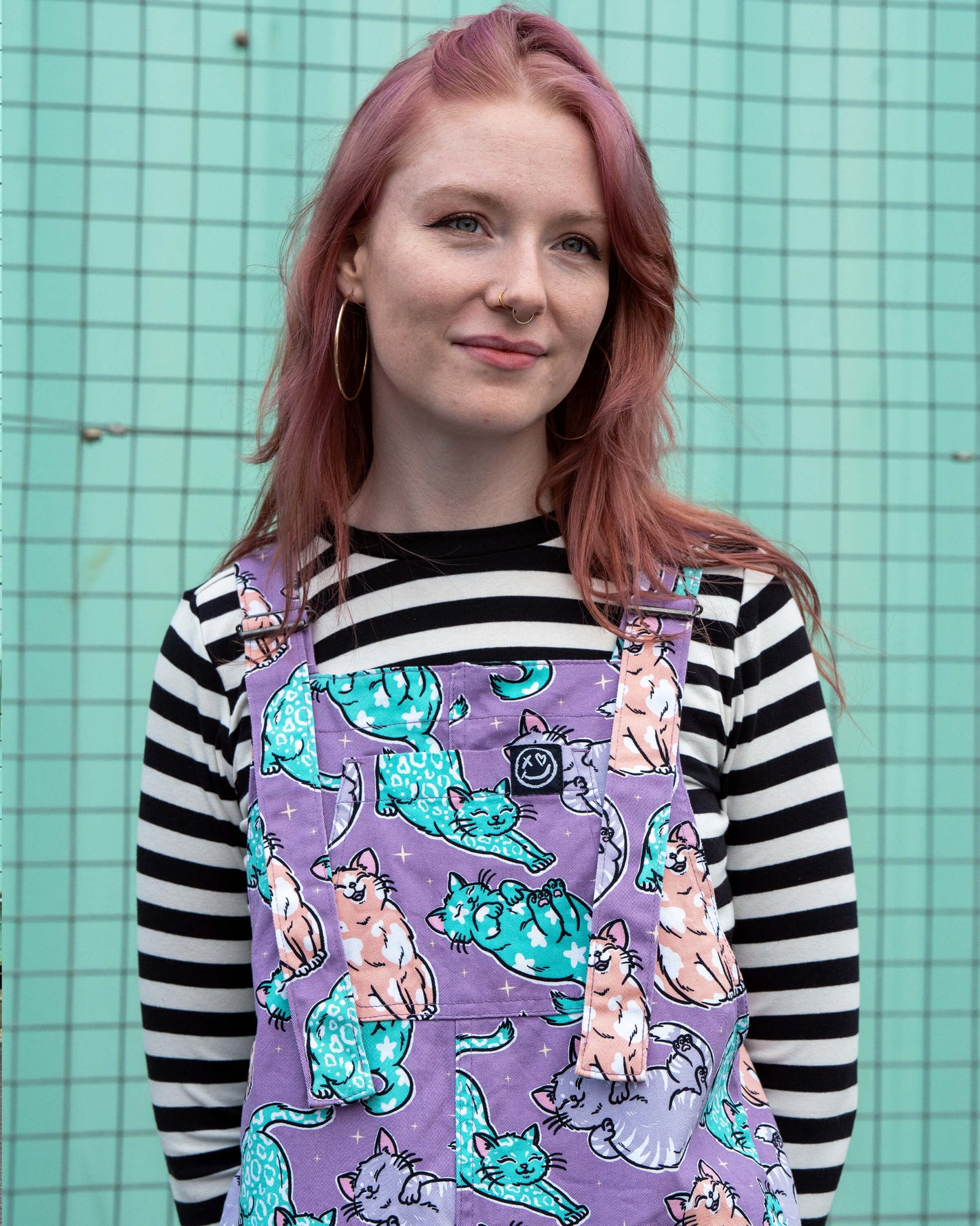 Rebel Romance Purrfect Cats Dungarees