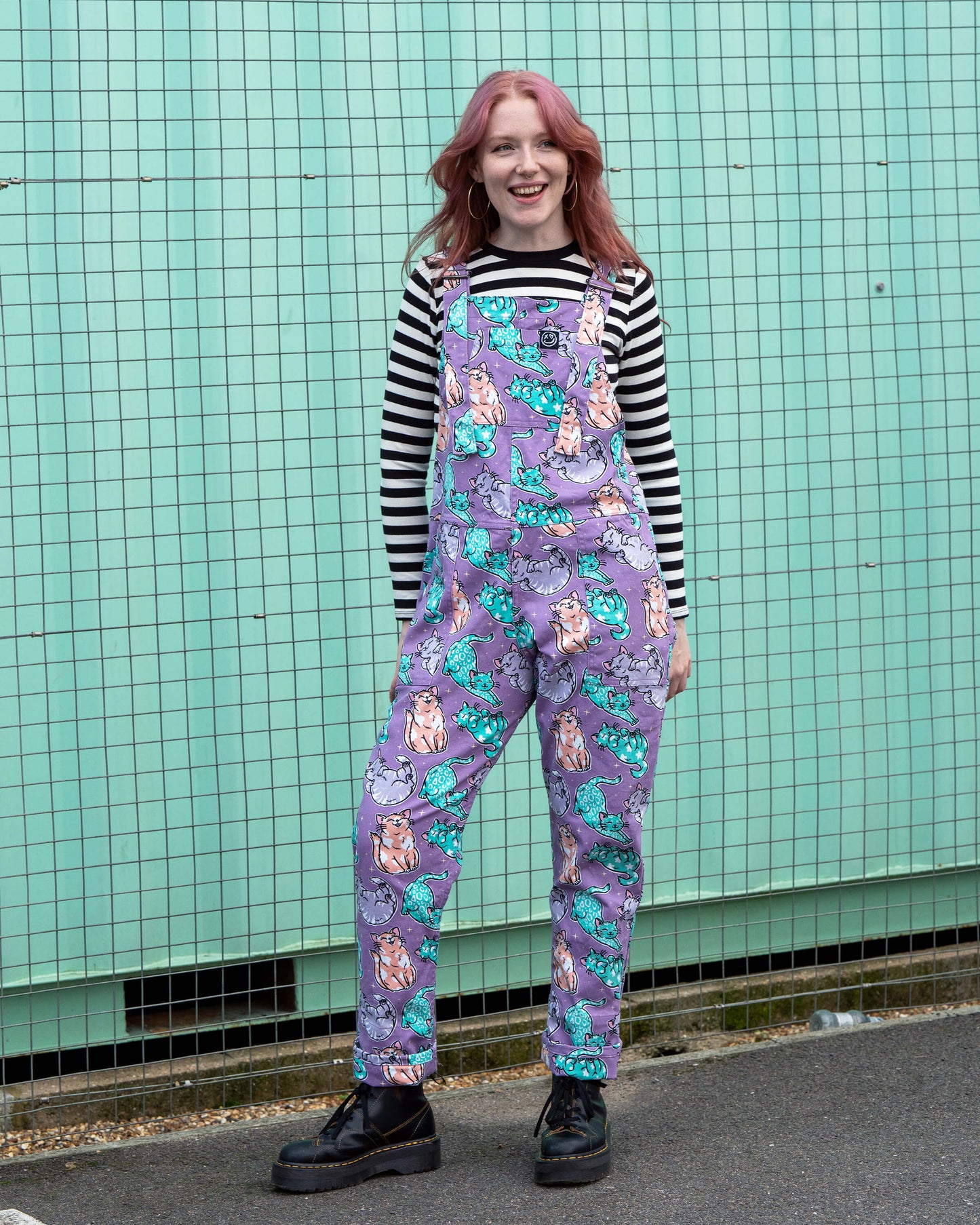 Rebel Romance Purrfect Cats Dungarees