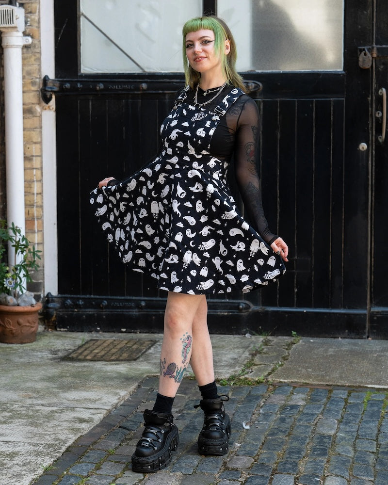 Rebel Romance Ghosties Pinafore