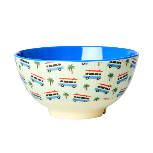 Rice Medium Melamine Bowl - Cars