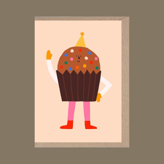 Rumble Cards Cupcake Person Card