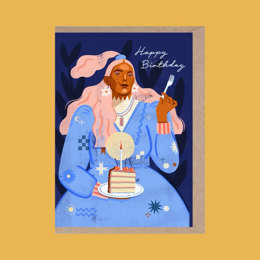 Rumble Cards Happy Birthday Cake Card